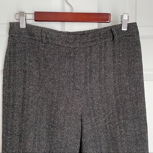 ANNE KLEIN TWEED WIDE LEG CUFFED PANT - Picture 3 of 11